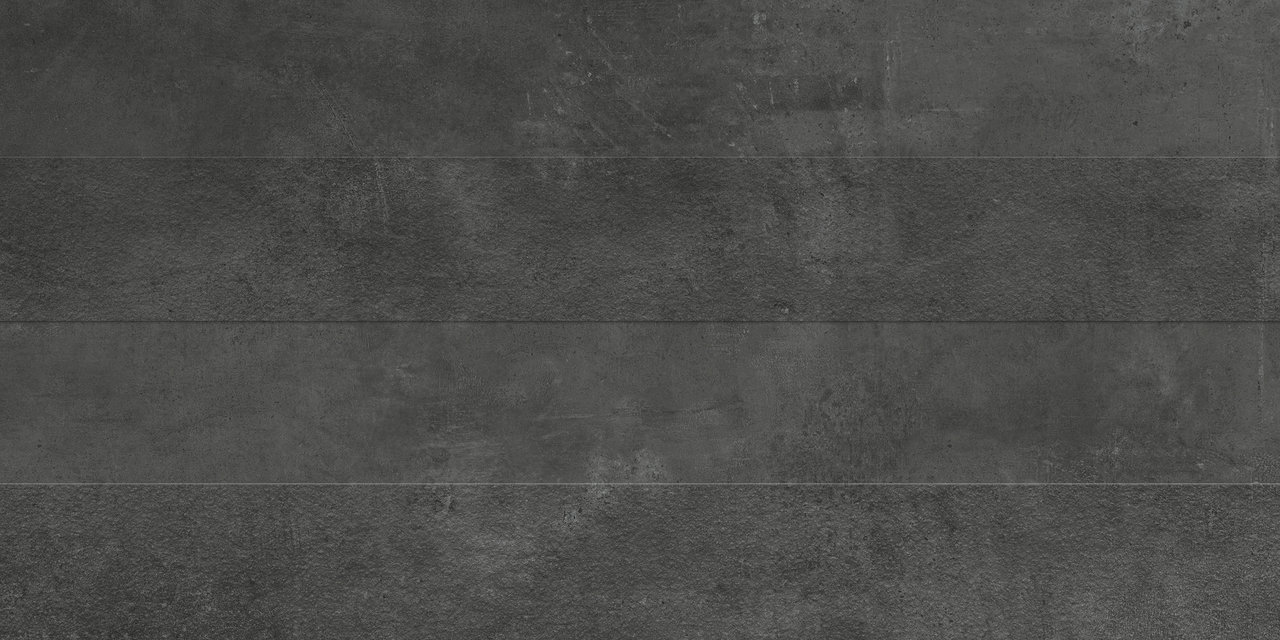 Line Urban Anthracite Carrelage grès cérame gris foncé aspect béton.