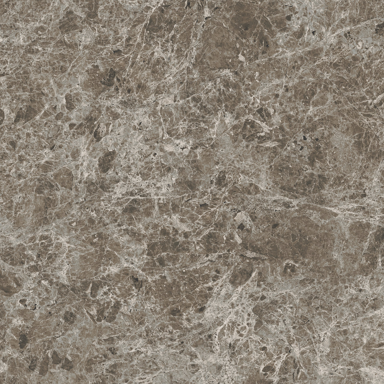 Estro Brown Carreau gris-brun avec marbrure élégante.
