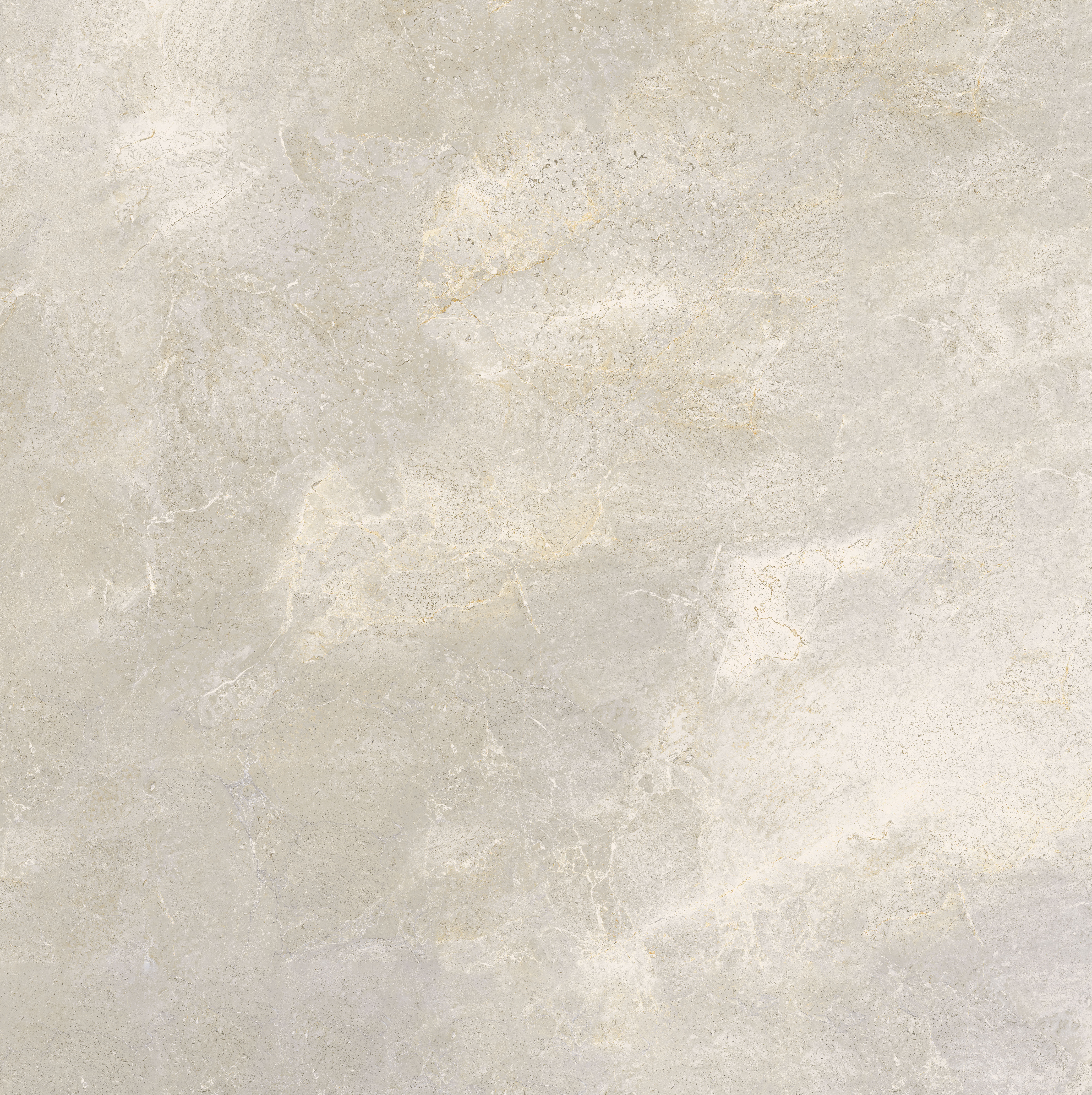 : Carrelage clair avec une structure discrète.