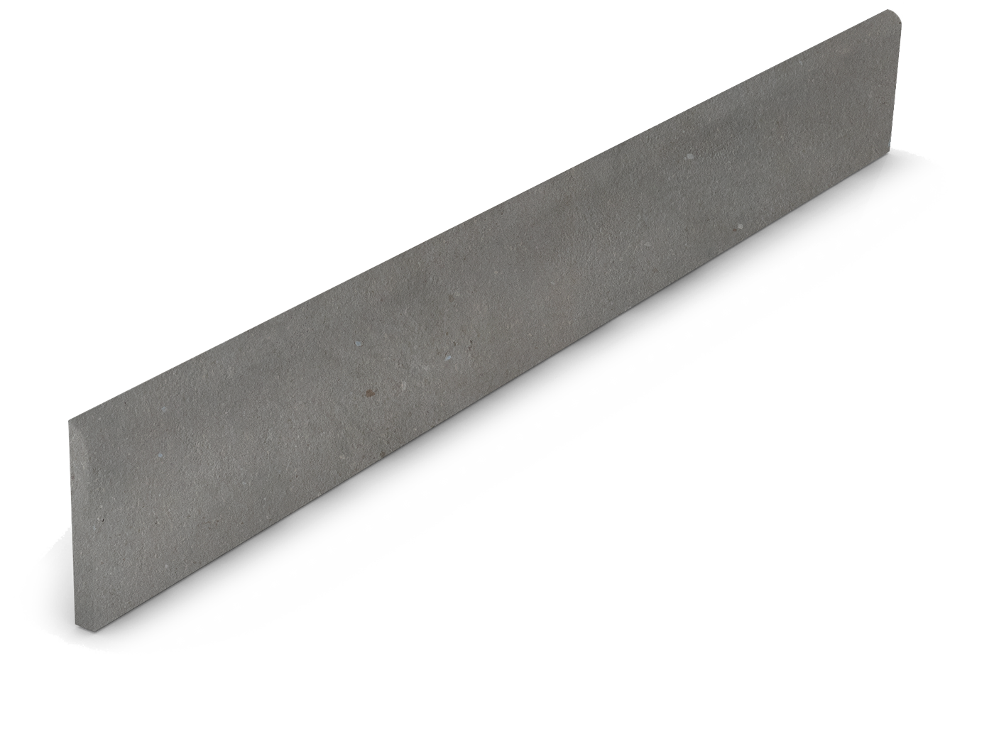 Bullnose Ash Profil de carrelage gris