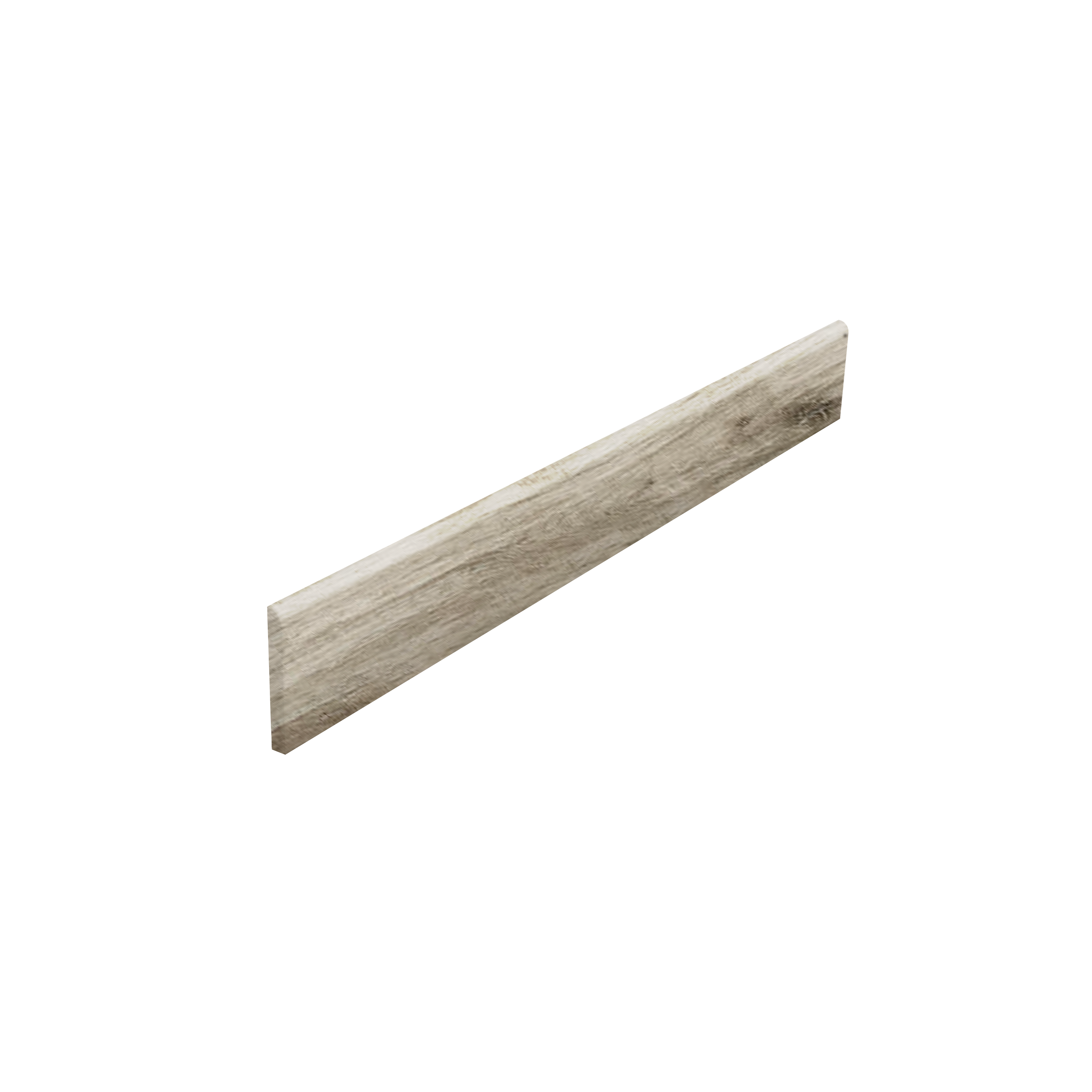 Bullnose Pure Grey Carrelage effet bois clair intérieur et extérieur.