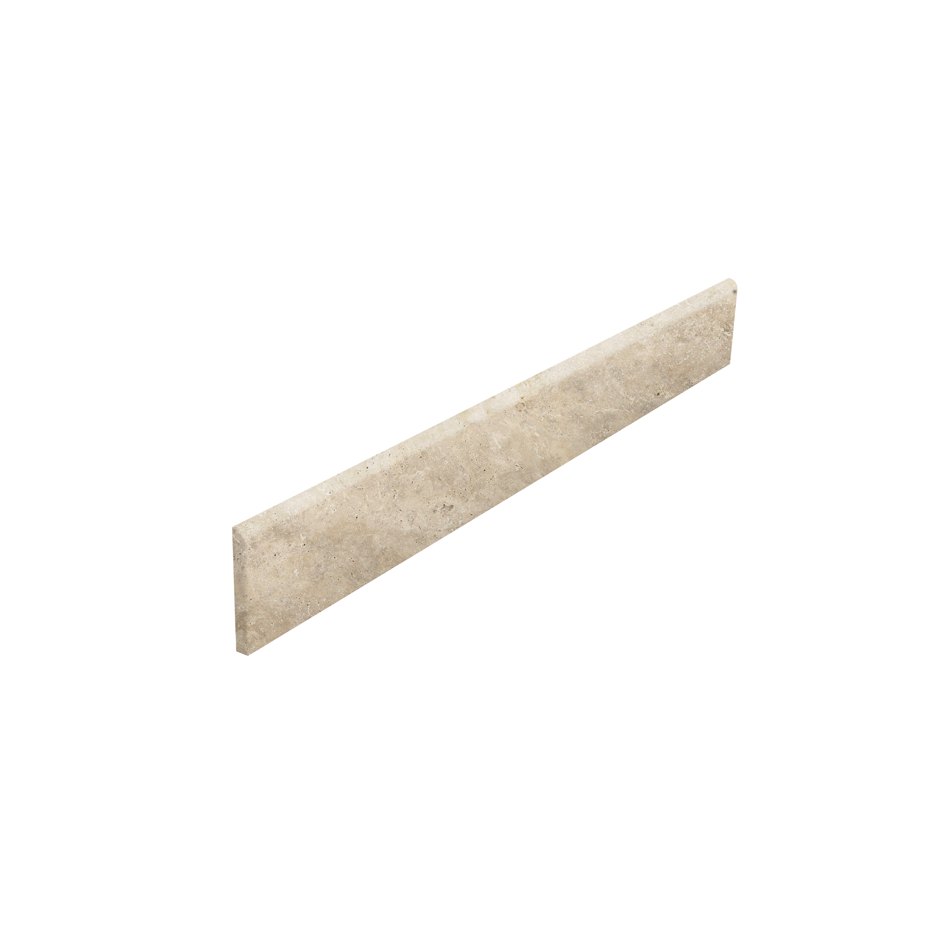 Bullnose Travertino Carrelage grès cérame beige clair de haute qualité pour intérieur et extérieur.