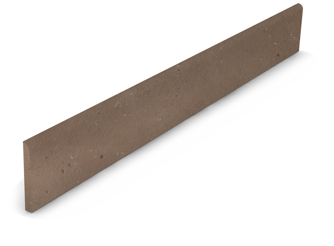 Bullnose Terra Plinthe marron.