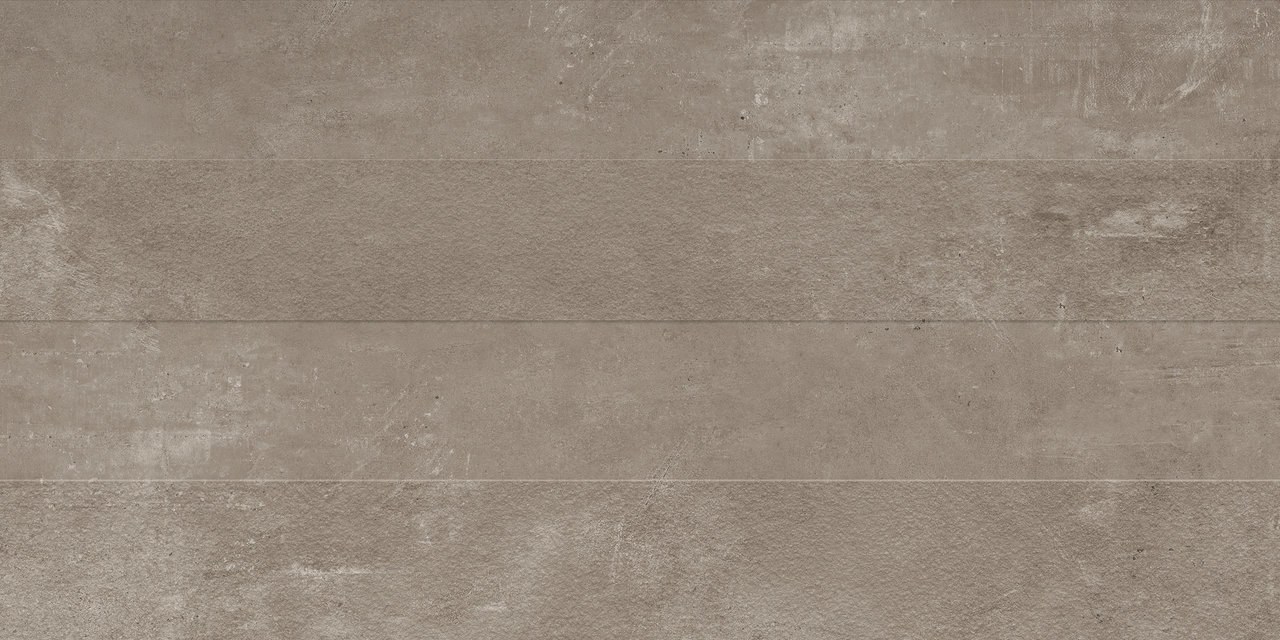 Line Urban Mud Carrelage haut de gamme taupe chaud, aspect béton mat, intérieur et extérieur.