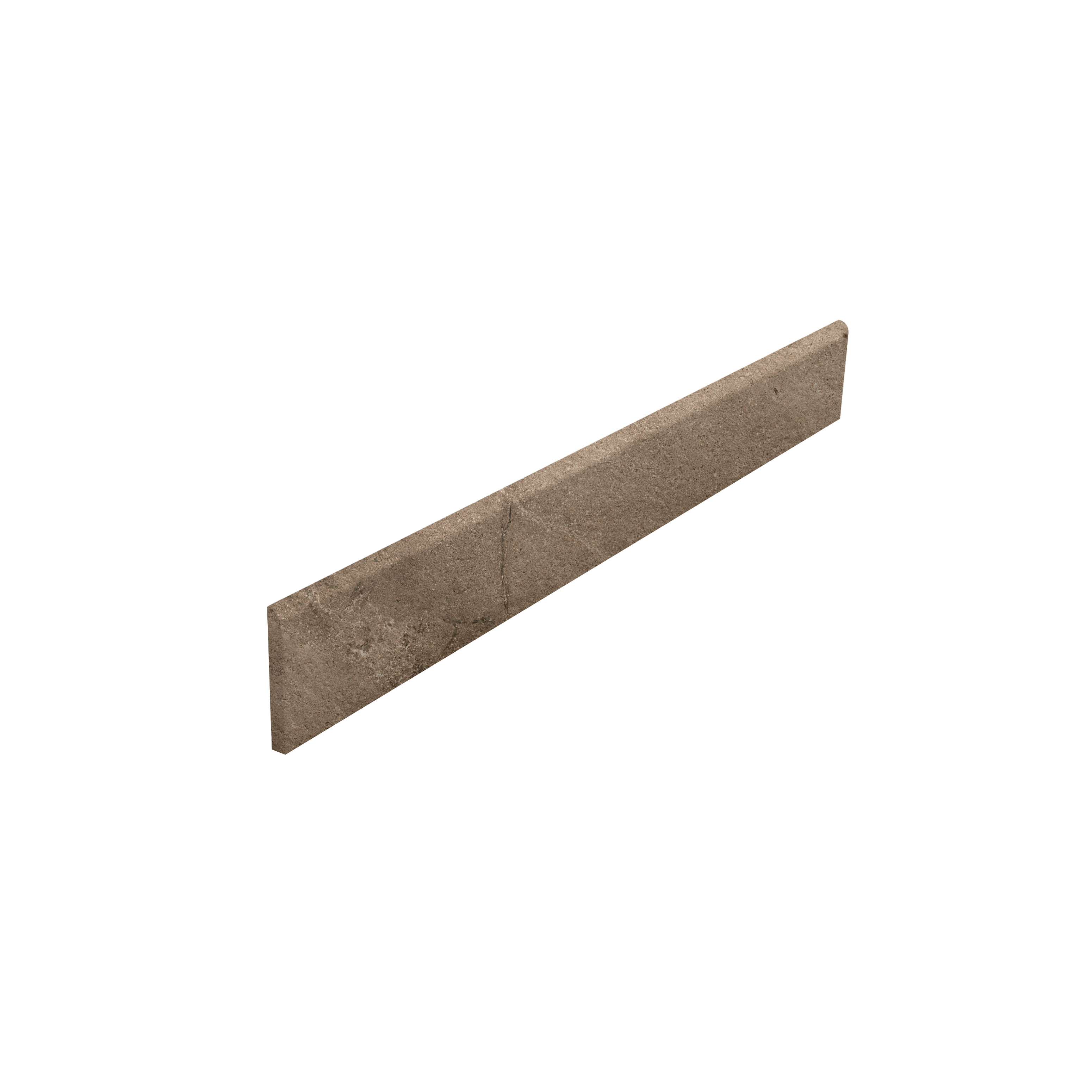 Bullnose Authentic Brown Plinthe en grès cérame marron.