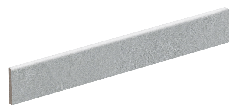 Bullnose Powder Plinthe grise texturée de haute qualité.