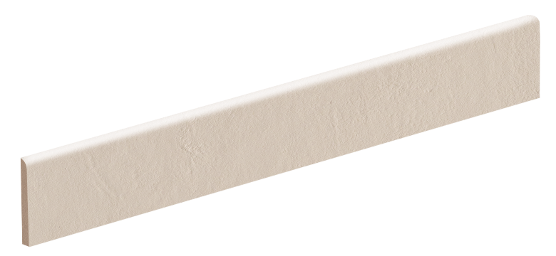 Bullnose Cream Dalle claire rectangulaire beige.