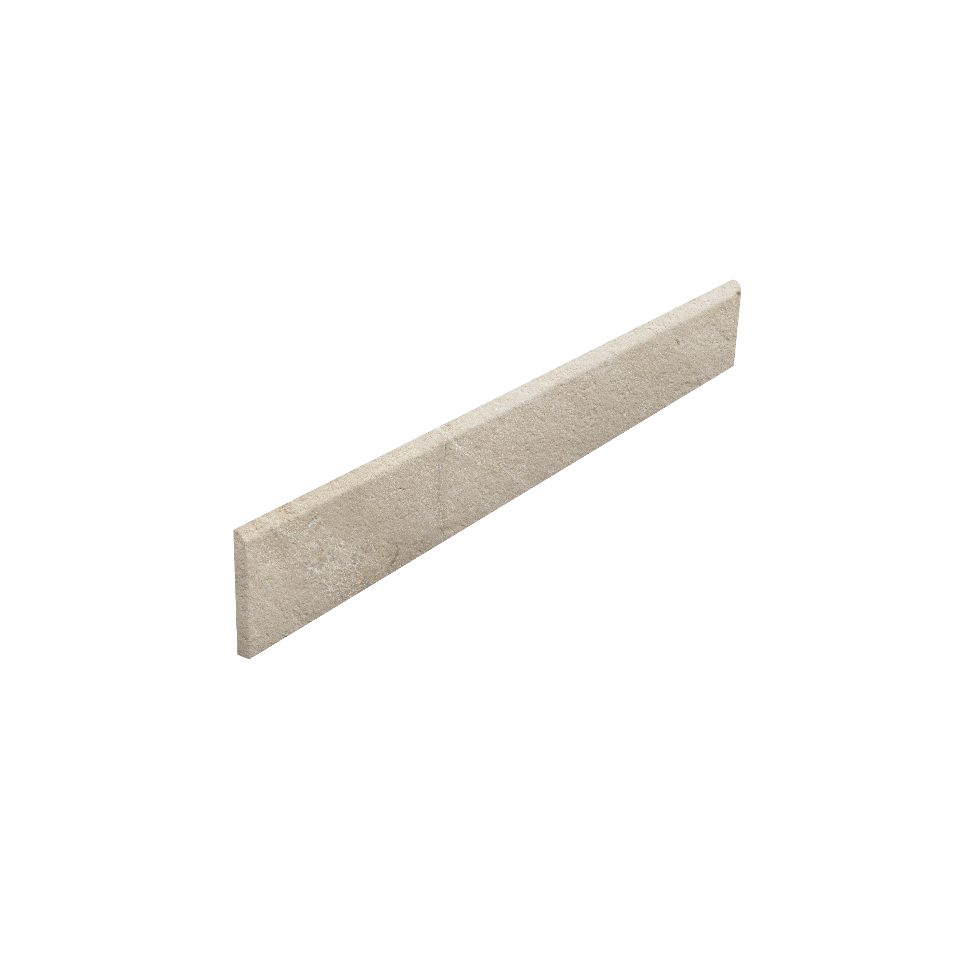 Bullnose Alver Beige Plinthe de carrelage beige pour intérieur et extérieur.