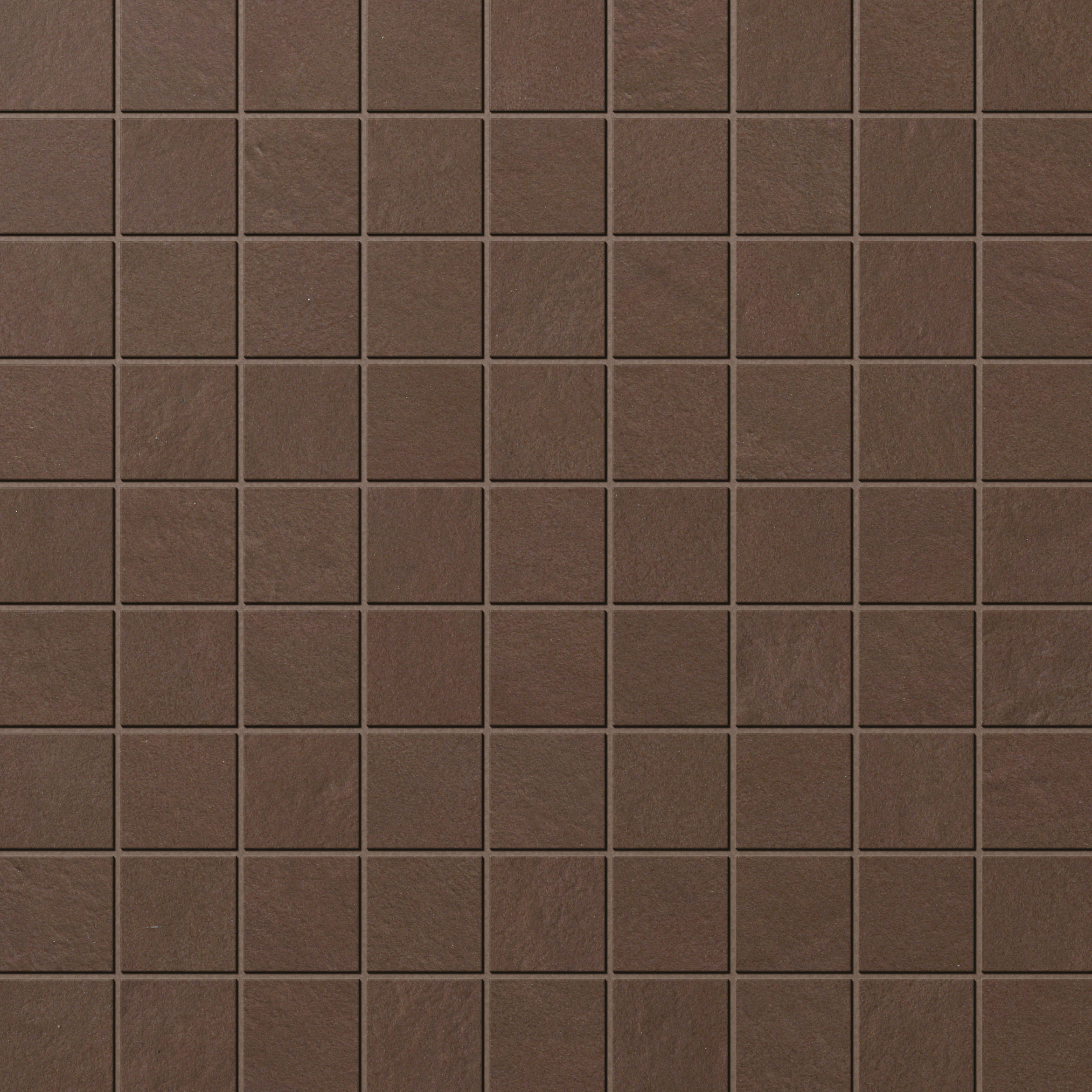 Mosaic 3,1x3,1 Brown Carreau brun avec finition mate et structure fine.