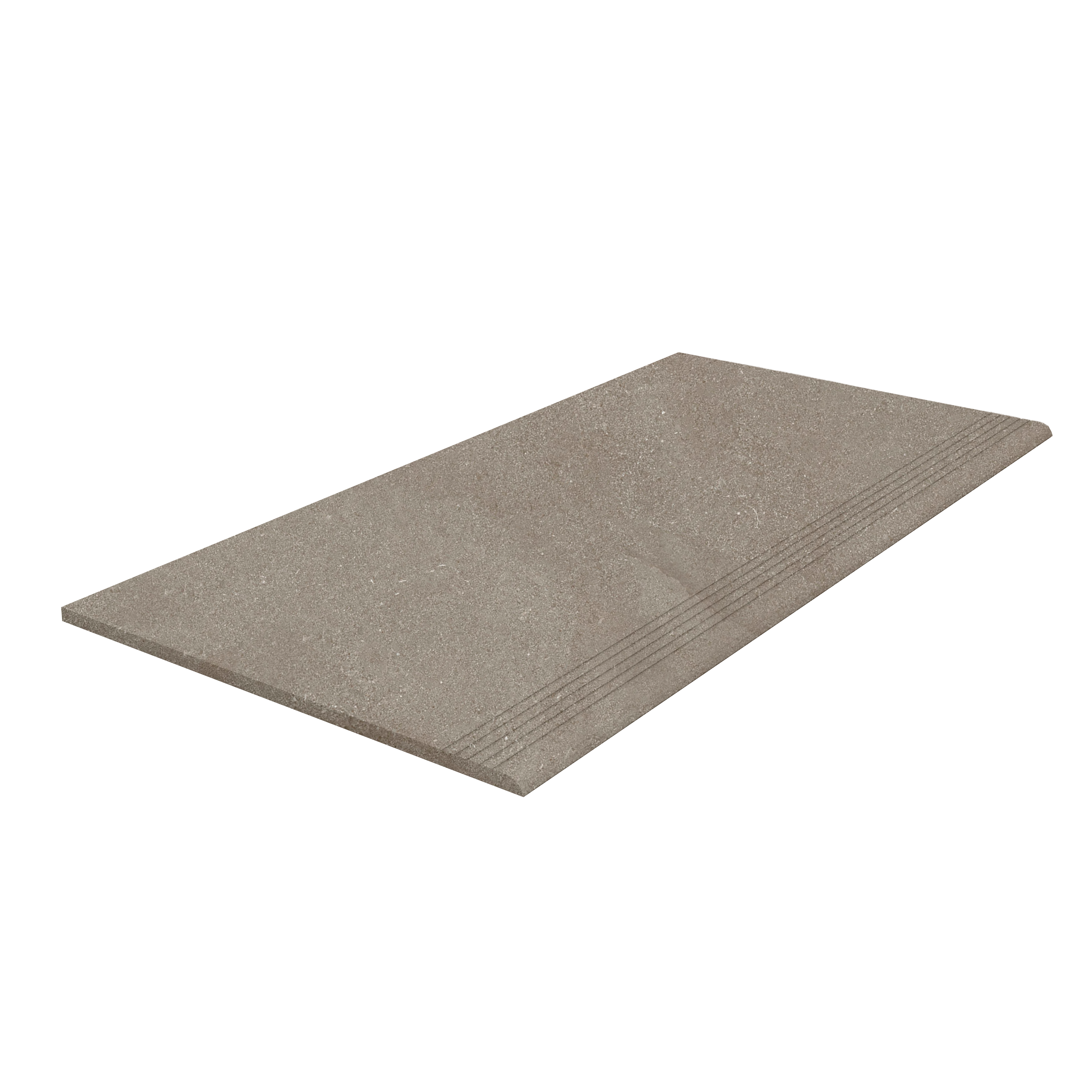 Step Amber Carrelage de marche beige de haute qualité avec rainures antidérapantes pour intérieur et extérieur.