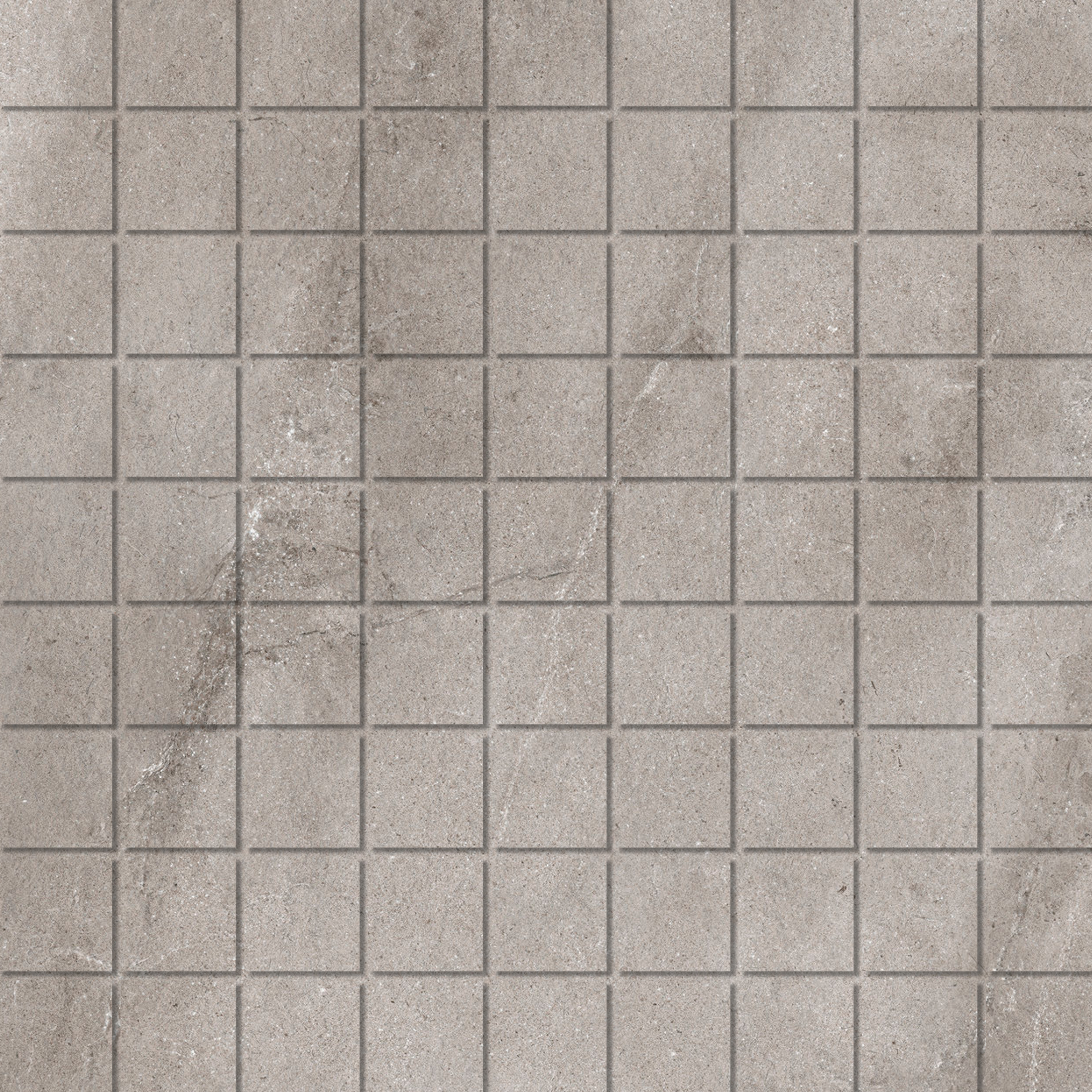 Mosaic 3,1x3,1 Mystic Grey Mosaïque grise aspect pierre.