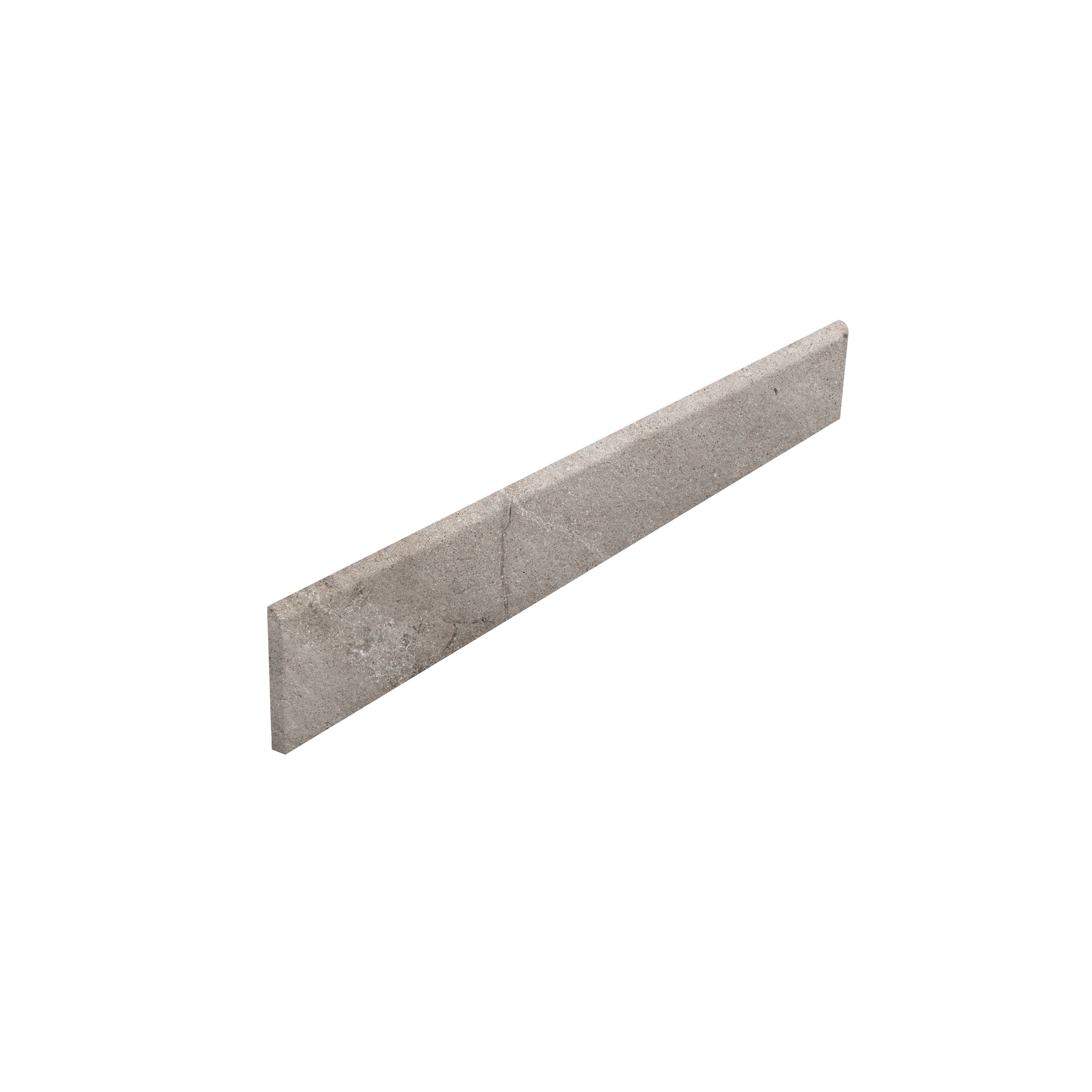 Bullnose Mystic Grey Plinthe individuelle aspect ciment intérieur/extérieur.