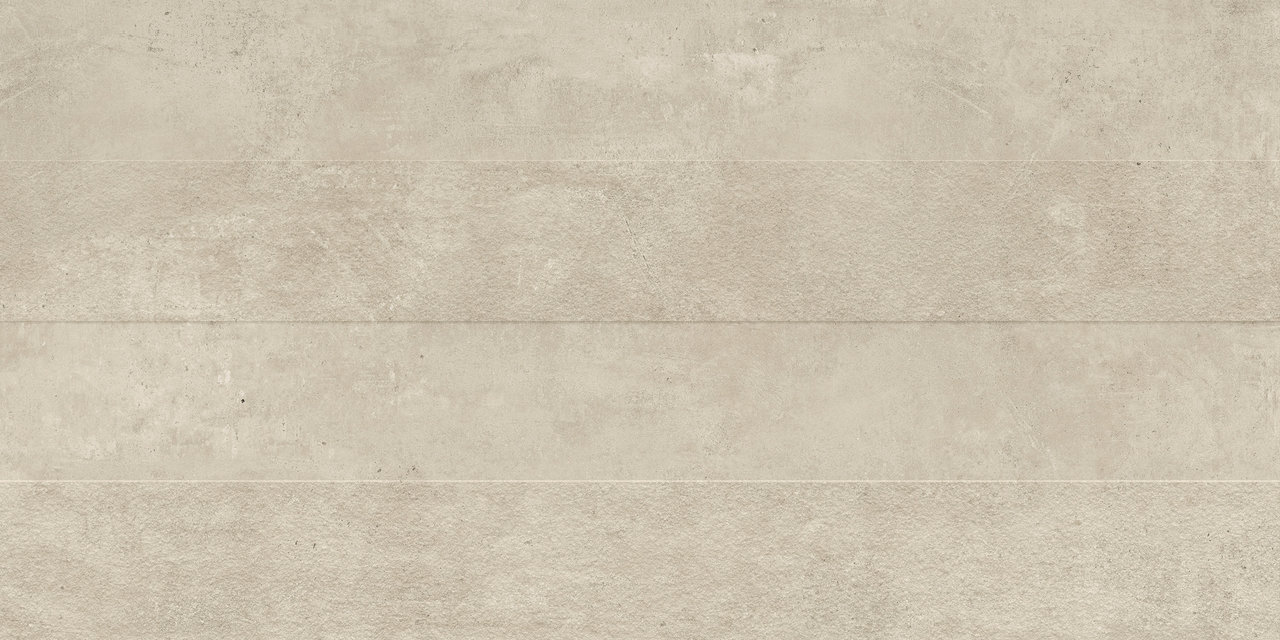 Line Urban Beige Carreaux clairs couleur sable, aspect béton, pour intérieur et extérieur.