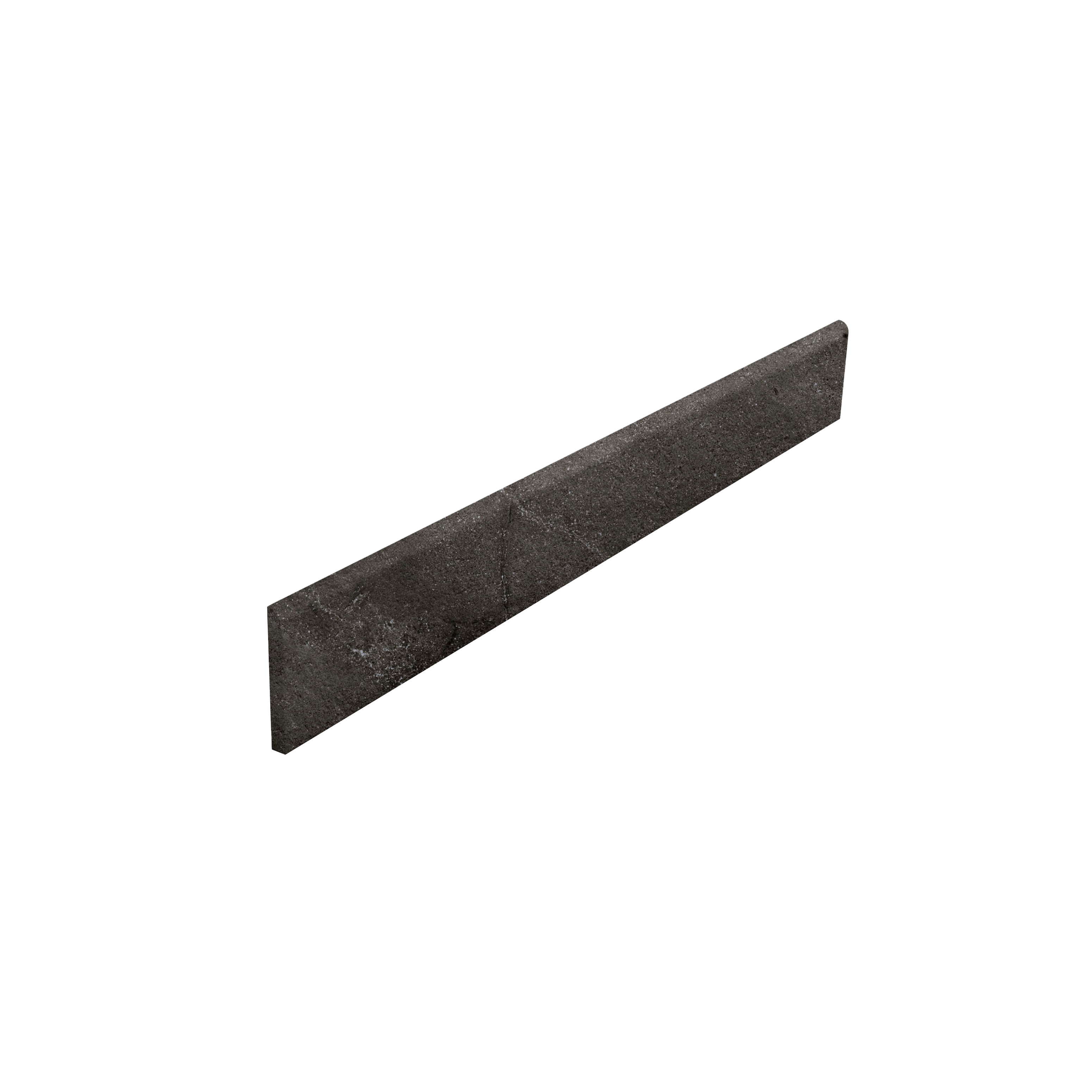 Bullnose Mineral Black Plinthe carrelage gris foncé intérieur/extérieur.