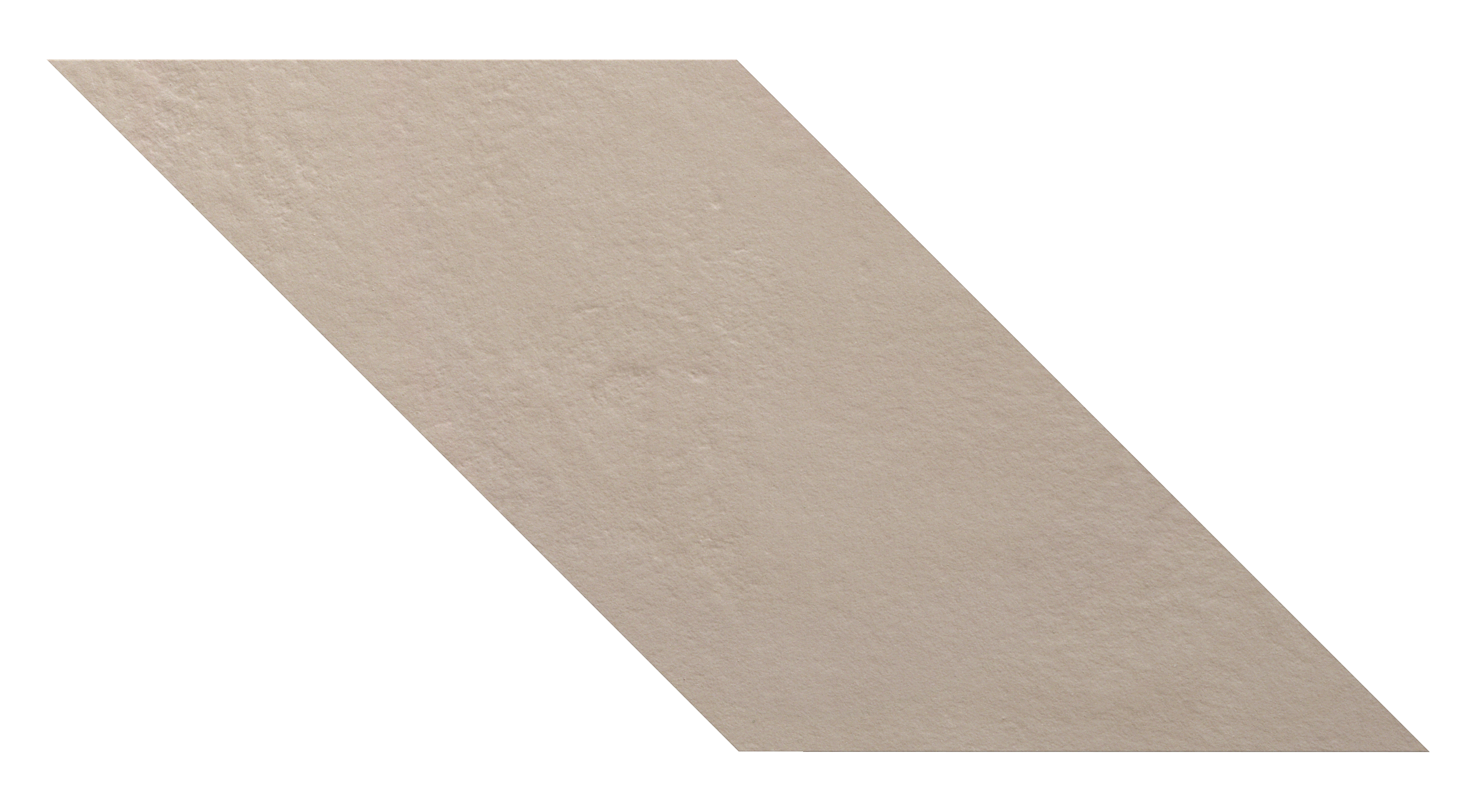 Parallelogram Left Biscuit Carrelage beige clair pour intérieur et extérieur.