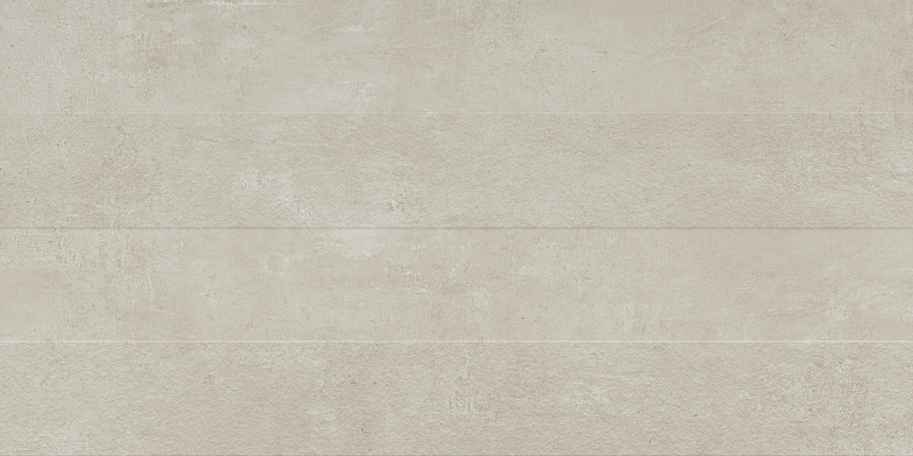 Line Urban Ivory Carrelage grès cérame clair aspect béton.