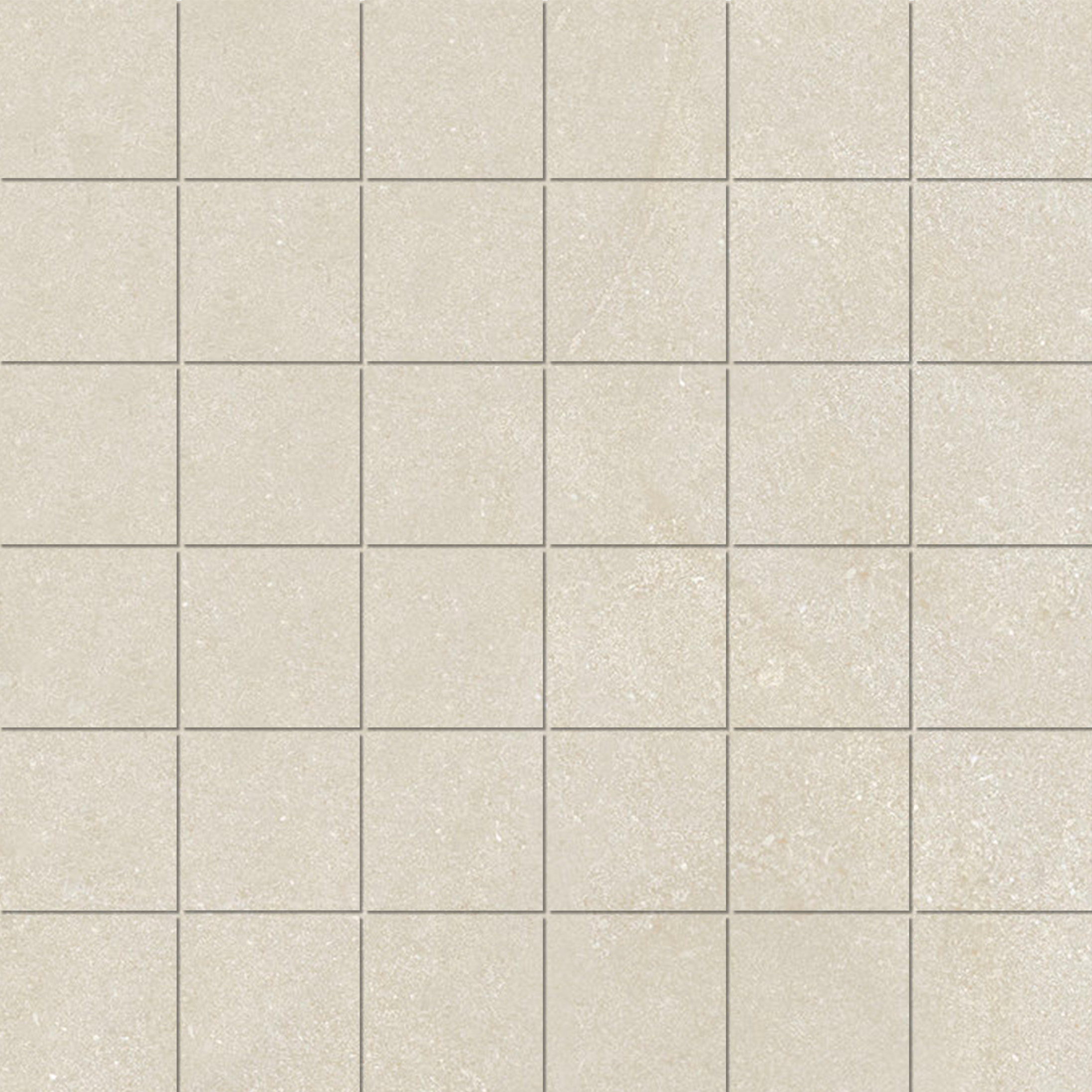 Mosaic 4,7x4,7 Nebula Carreaux de mosaïque carrés clairs beige, effet pierre fine.