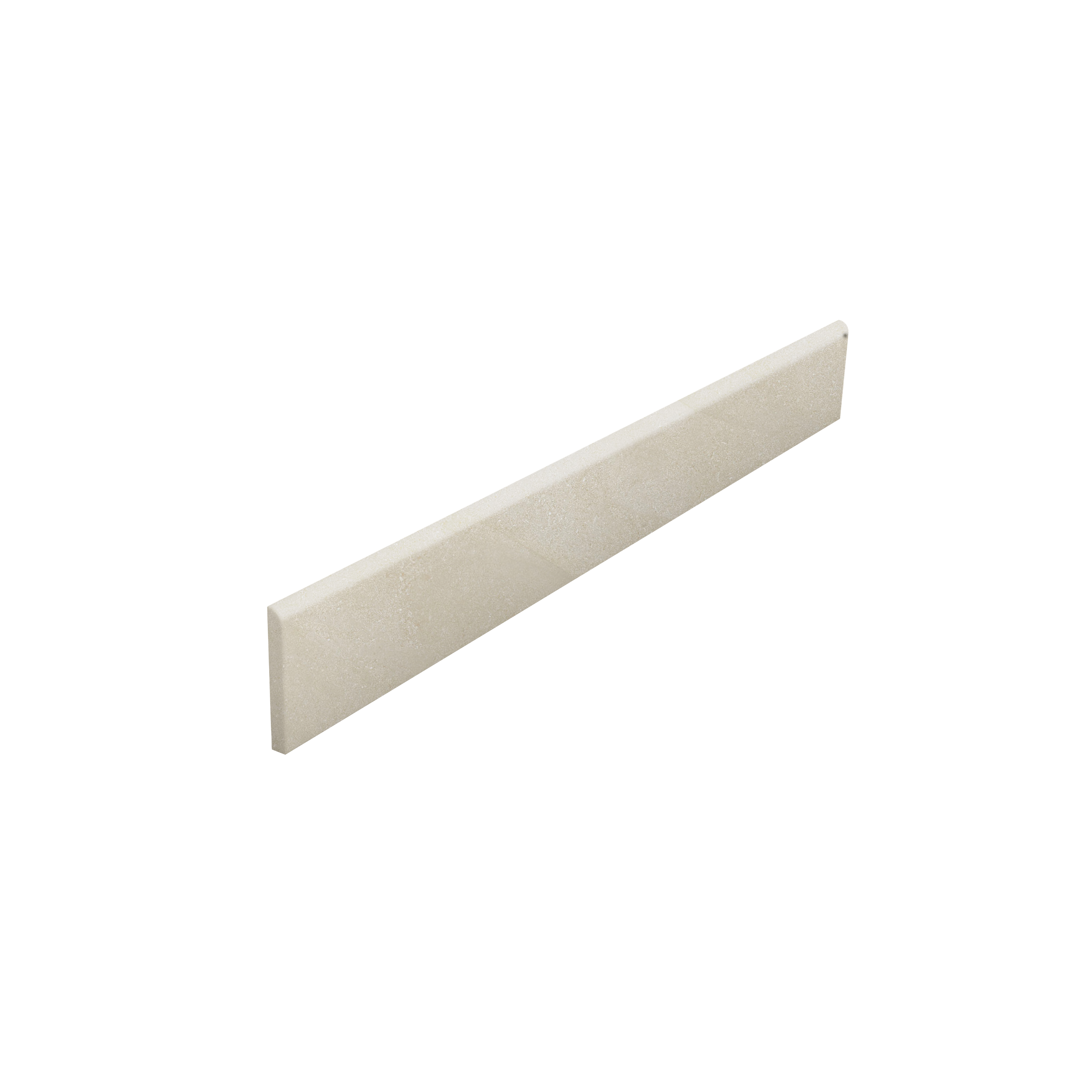 Bullnose Nebula Plinthe en grès cérame beige